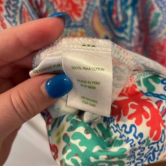 Lilly Pulitzer Christie Dress in Let Minnow Print - Picture 7 of 10